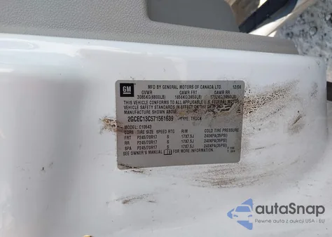 2007 Chevrolet Silverado 1500 Lt1 из США, поврежденный, VIN 2GCEC13C571561639